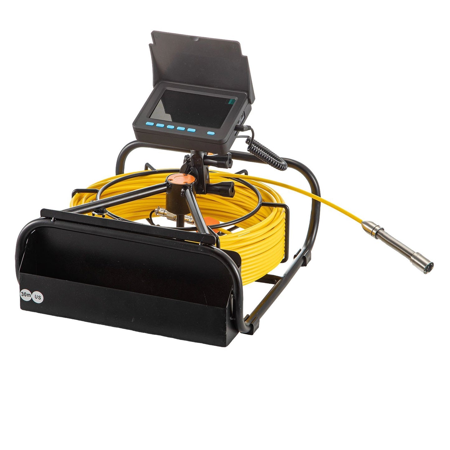 Sewer Camera, Pipe Drain Inspection Camera With DVR Function And LED Lights, Waterproof IP68 Borescope, Industrial Endoscope For Home Wall Duct Drain Pipe Plumbing  Without Wheels